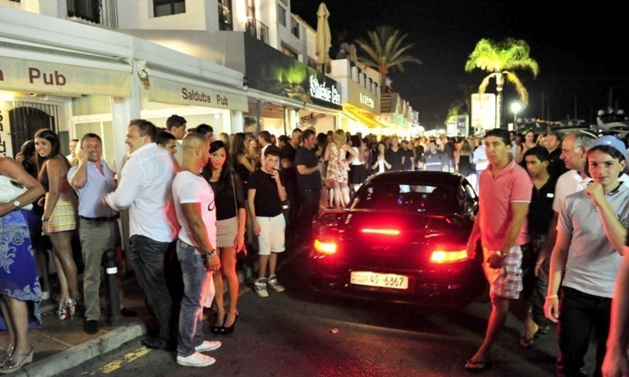 Day and nightlife in Puerto Banus Marbella