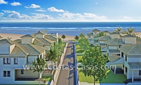 Beachfront new luxury villas for sale, first line beach Marbella - Costa del Sol 