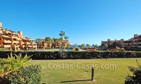 Luxury frontline beach apartment for sale, first line beach complex, New Golden Mile, Marbella - Estepona 