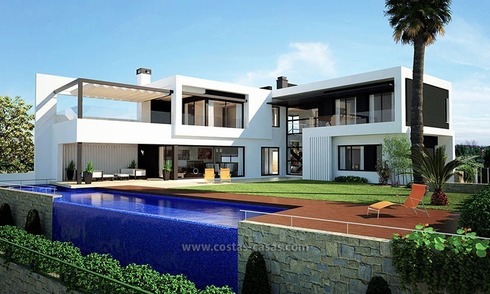 Modern Villa for Sale, Front-line Golf, Nueva Andalucia in Marbella 