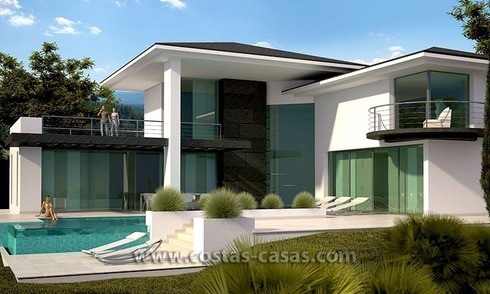 New Modern Contemporary Luxury Villa For Sale in Marbella 