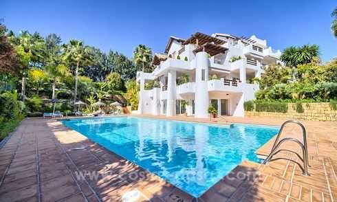 Apartment in a frontline beach complex for sale on the New Golden Mile, Estepona 