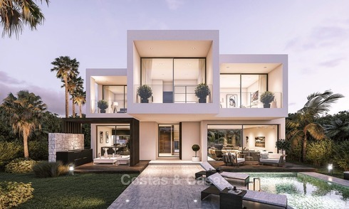 Modern, Stylish Villas for Sale on The New Golden Mile, walking distance to the Beach, between Marbella and Estepona 1119