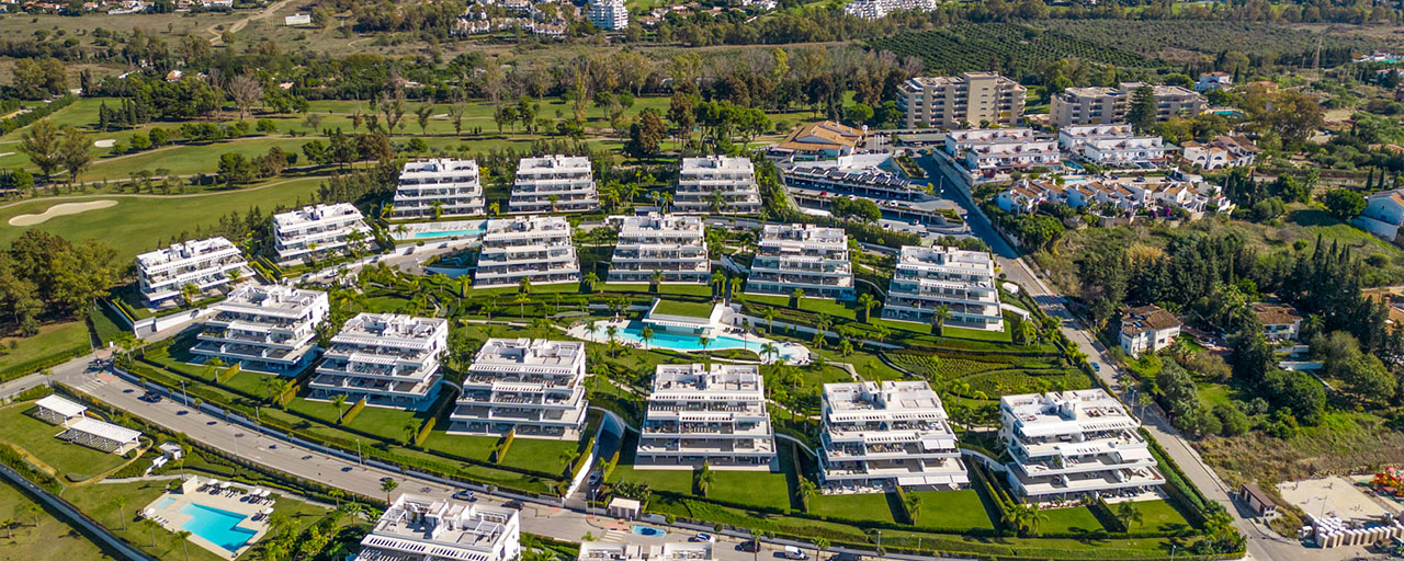 Ready to move in, modern, design apartment for sale near the golf course in the golden triangle of Marbella - Benahavis - Estepona