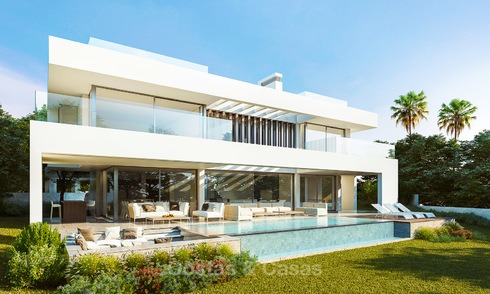 Luxury, modern contemporary villa for sale with spectacular sea views, Estepona, Costa del Sol 3998