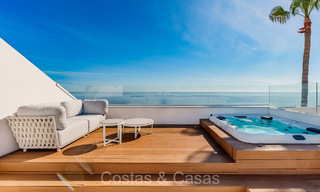 Unique ultra-modern beach front designer villa for sale, New Golden Mile, Marbella - Estepona. Ready to move in. 72238 