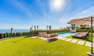 Unique ultra-modern beach front designer villa for sale, New Golden Mile, Marbella - Estepona. Ready to move in. 72251 