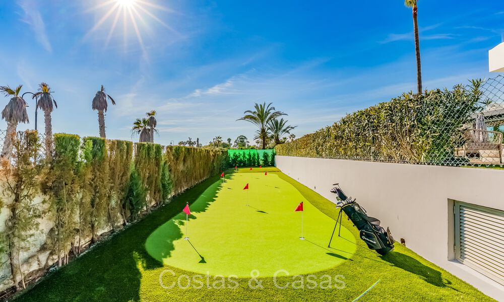 Unique ultra-modern beach front designer villa for sale, New Golden Mile, Marbella - Estepona. Ready to move in. 72252