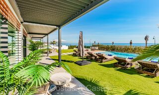 Unique ultra-modern beach front designer villa for sale, New Golden Mile, Marbella - Estepona. Ready to move in. 72254 