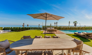 Unique ultra-modern beach front designer villa for sale, New Golden Mile, Marbella - Estepona. Ready to move in. 72259 