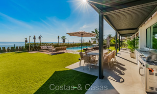 Unique ultra-modern beach front designer villa for sale, New Golden Mile, Marbella - Estepona. Ready to move in. 72260 