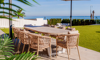 Unique ultra-modern beach front designer villa for sale, New Golden Mile, Marbella - Estepona. Ready to move in. 72263 