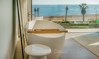 Unique ultra-modern beach front designer villa for sale, New Golden Mile, Marbella - Estepona. Ready to move in. 72266 