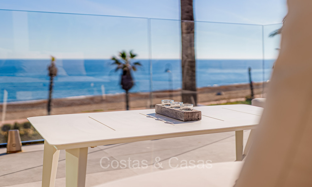 Unique ultra-modern beach front designer villa for sale, New Golden Mile, Marbella - Estepona. Ready to move in. 72268