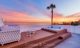 Unique ultra-modern beach front designer villa for sale, New Golden Mile, Marbella - Estepona. Ready to move in. 72281 