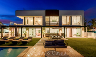 Unique ultra-modern beach front designer villa for sale, New Golden Mile, Marbella - Estepona. Ready to move in. 72287 