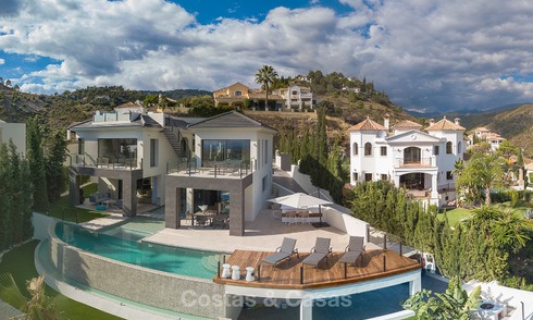 Sumptuous new built designer villa for sale in an exclusive gated urbanisation, Benahavis - Marbella 6944