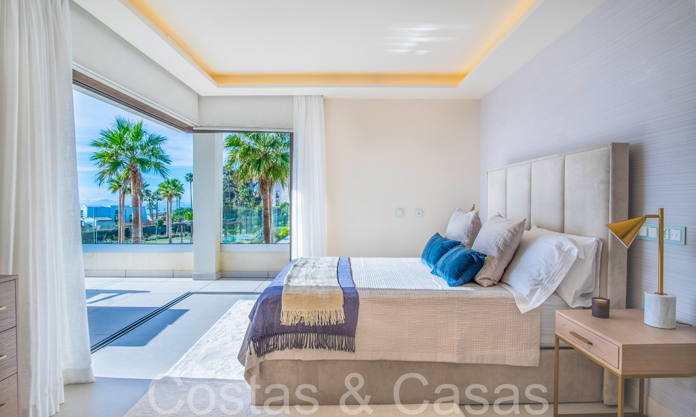 New luxury front line beach villa for sale in an exclusive complex, New Golden Mile, Marbella - Estepona 69831