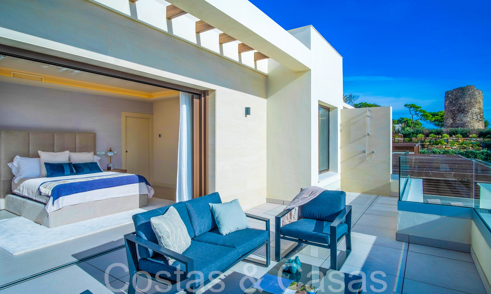 New luxury front line beach villa for sale in an exclusive complex, New Golden Mile, Marbella - Estepona 69834