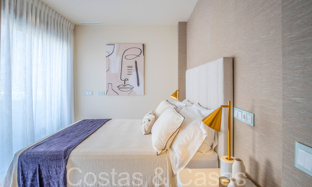 New luxury front line beach villa for sale in an exclusive complex, New Golden Mile, Marbella - Estepona 69836