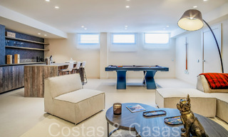 New luxury front line beach villa for sale in an exclusive complex, New Golden Mile, Marbella - Estepona 69843 