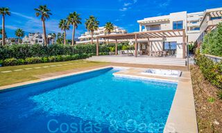 New luxury front line beach villa for sale in an exclusive complex, New Golden Mile, Marbella - Estepona 69847 