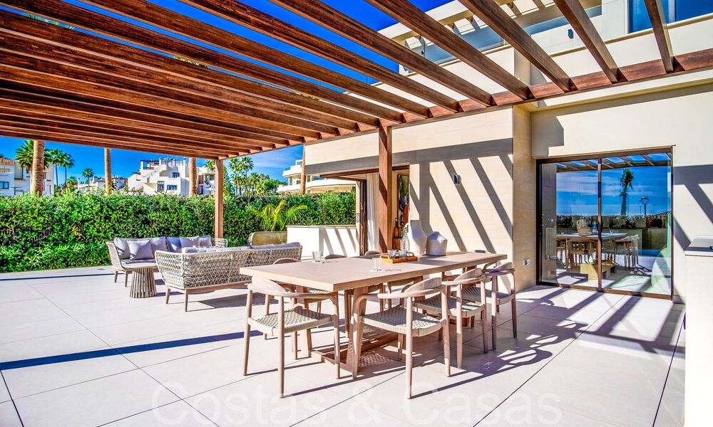 New luxury front line beach villa for sale in an exclusive complex, New Golden Mile, Marbella - Estepona 69850