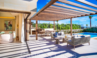 New luxury front line beach villa for sale in an exclusive complex, New Golden Mile, Marbella - Estepona 69852 