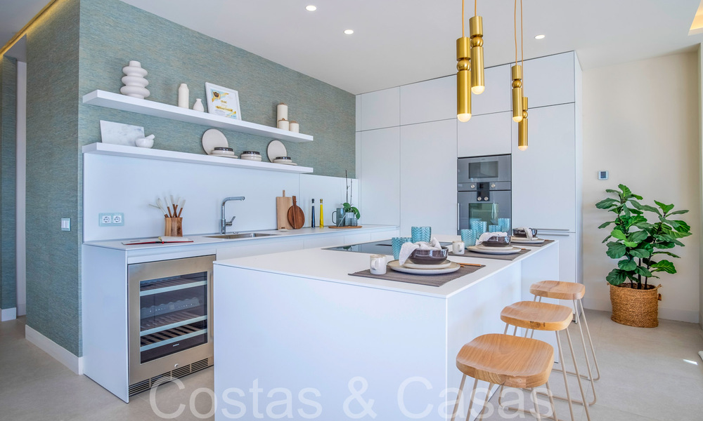 New luxury front line beach villa for sale in an exclusive complex, New Golden Mile, Marbella - Estepona 69855