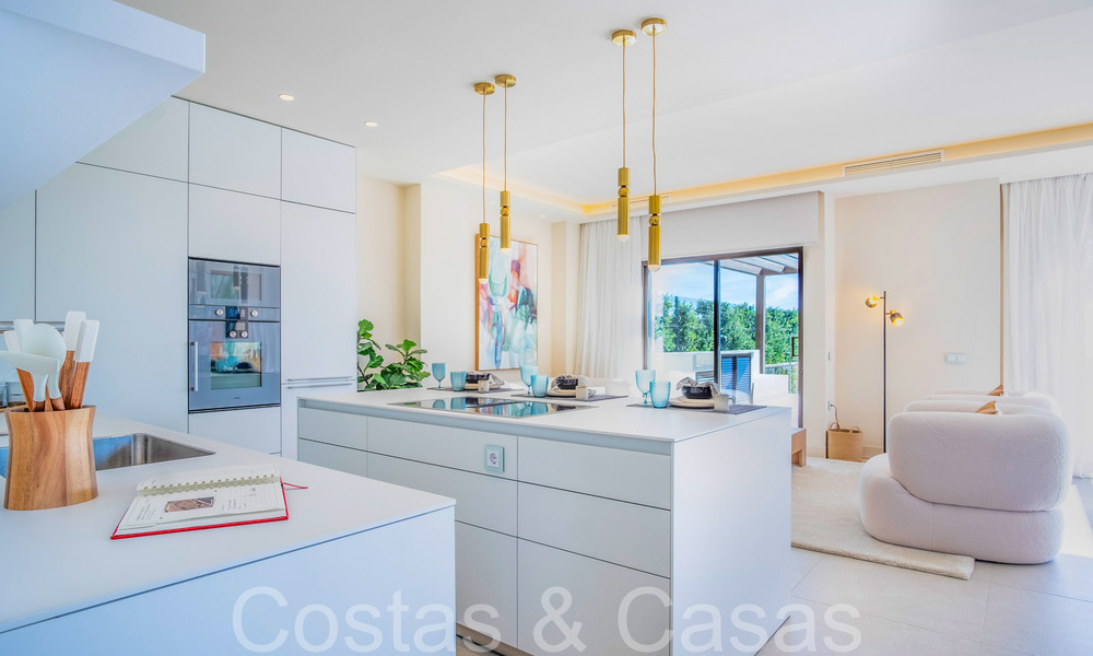 New luxury front line beach villa for sale in an exclusive complex, New Golden Mile, Marbella - Estepona 69856