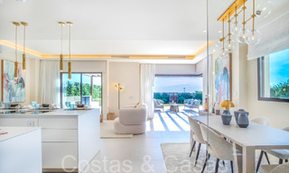 New luxury front line beach villa for sale in an exclusive complex, New Golden Mile, Marbella - Estepona 69857 