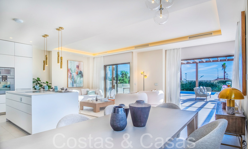 New luxury front line beach villa for sale in an exclusive complex, New Golden Mile, Marbella - Estepona 69858