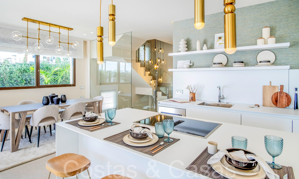 New luxury front line beach villa for sale in an exclusive complex, New Golden Mile, Marbella - Estepona 69861