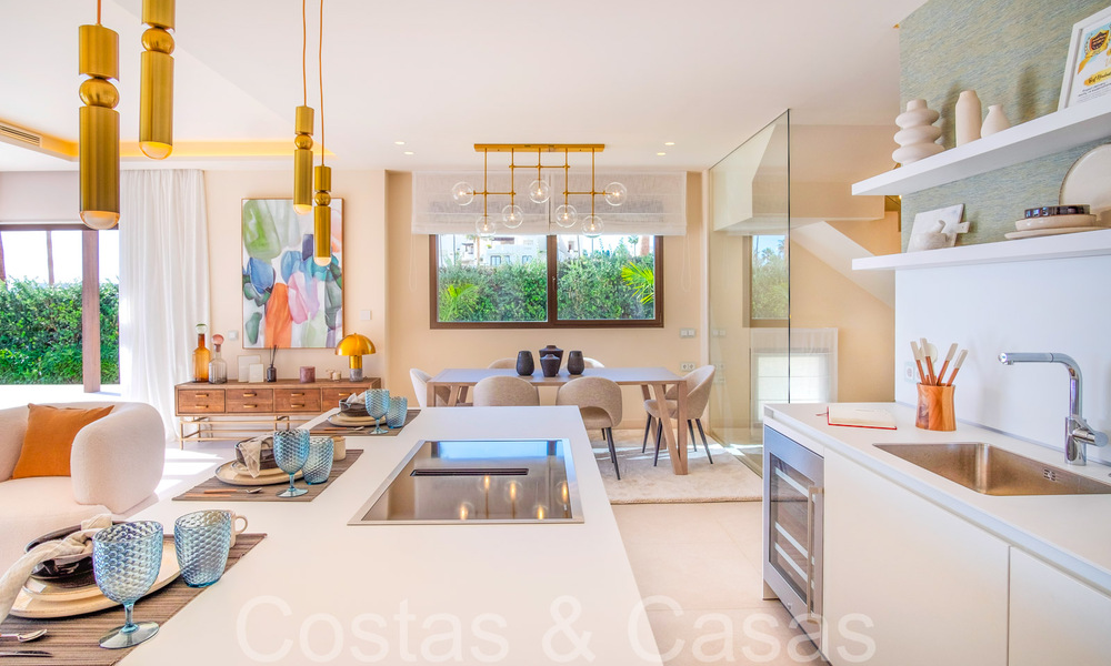 New luxury front line beach villa for sale in an exclusive complex, New Golden Mile, Marbella - Estepona 69862