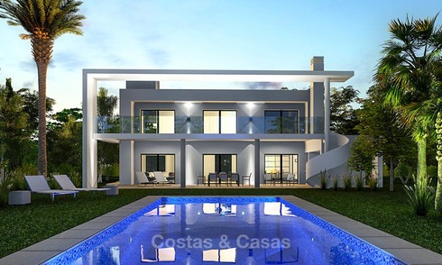 Stylish modern contemporary luxury villa with sea and mountain views for sale - Benalmadena, Costa del Sol 9250