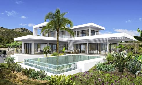 Brand new modern luxury villa with panoramic sea views for sale in Benahavis - Marbella 12525