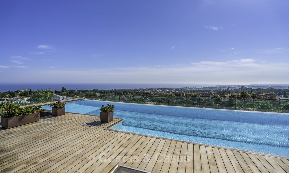 Awesome, super deluxe 5 bed penthouse apartment with panoramic sea views for sale in Sierra Blanca on the Golden Mile, Marbella 14289