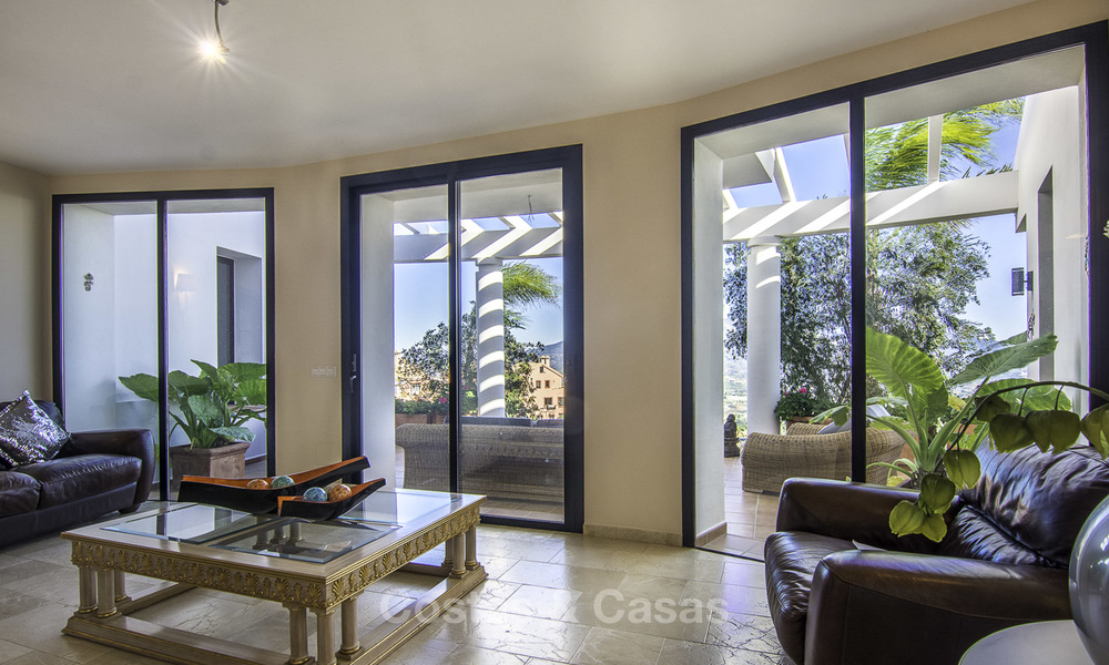 Magnificent modern-Andalusian villa with amazing panoramic views for sale in East Marbella 14795