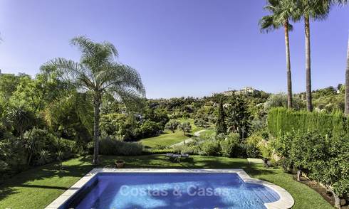 Charming modern-Mediterranean luxury villa for sale, frontline golf, Benahavis - Marbella 16294