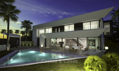 New contemporary luxury villas with panoramic sea views for sale in East Marbella 19321