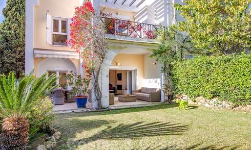 Attractive semi detached townhouse for sale, frontline on a prestigious golf course, Benahavis - Marbella 19916