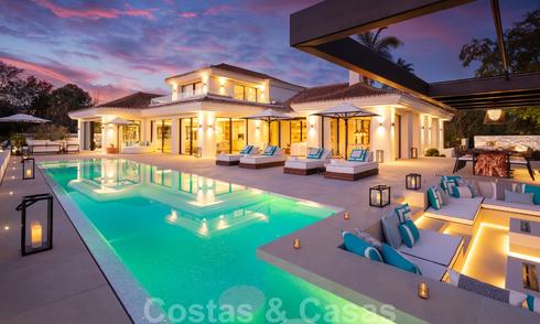 Exquisite modern-mediterranean luxury villa for sale, frontline golf in Nueva Andalucia, Marbella 21533