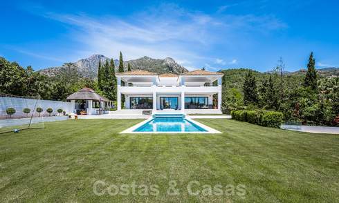 Renovated luxury villa for sale in a modern Mediterranean style in the exclusive Cascada de Camojan on the Golden Mile in Marbella 27061