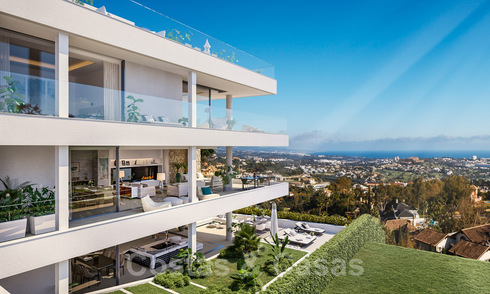 Luxurious modern apartments with panoramic sea views for sale in Benahavis - Marbella 29185