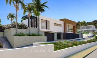 Modern new build villas for sale with stunning sea views in Marbella, close to the beaches and centre 72574 