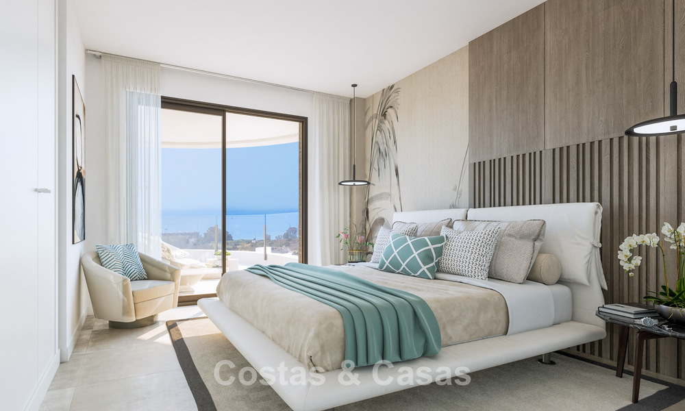 Modern new build apartments with sea views for sale in Marbella - Estepona. Ready to move in. Last units! 74490