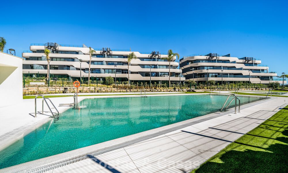 Modern new build apartments with sea views for sale in Marbella - Estepona. Ready to move in. Last units! 74496