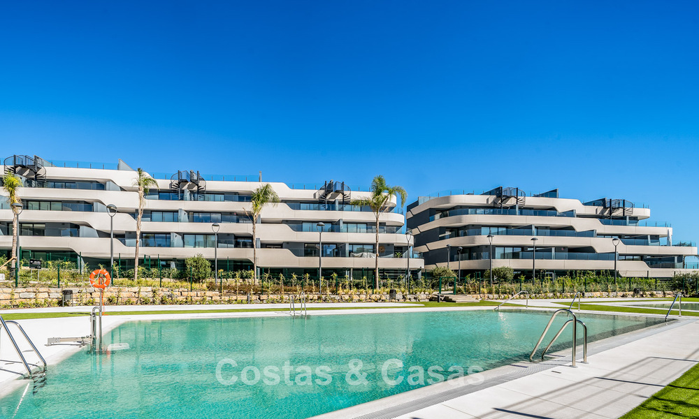 Modern new build apartments with sea views for sale in Marbella - Estepona. Ready to move in. Last units! 74497