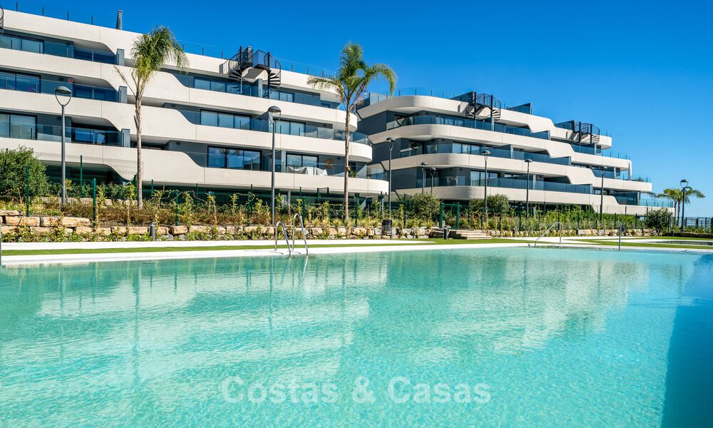 Modern new build apartments with sea views for sale in Marbella - Estepona. Ready to move in. Last units! 74498