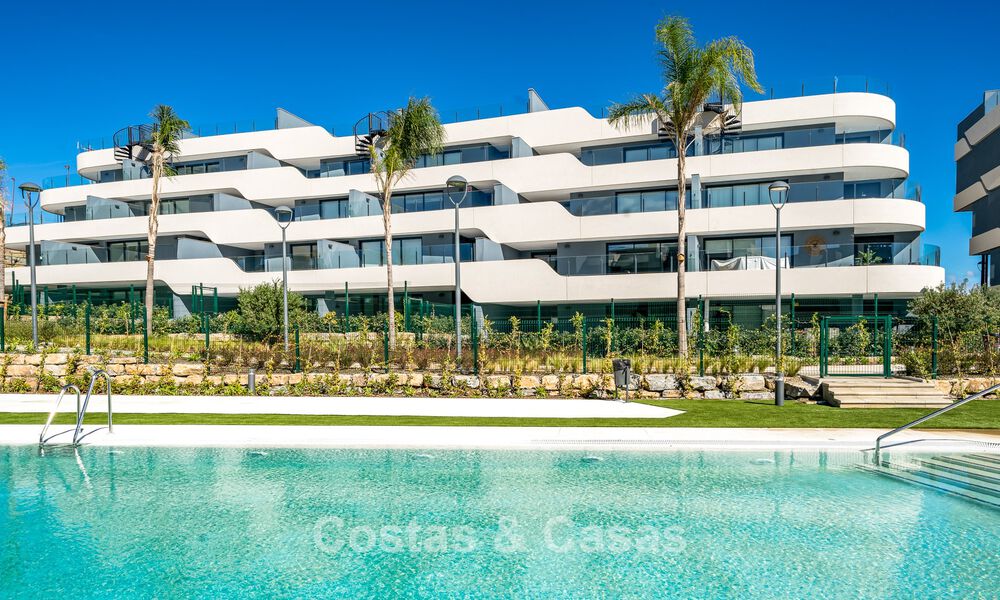 Modern new build apartments with sea views for sale in Marbella - Estepona. Ready to move in. Last units! 74500